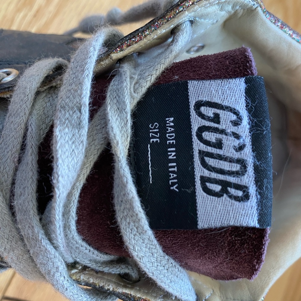 Golden Goose Blue and Purple Women's Sneakers - Picture 4 of 8